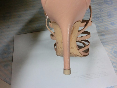 レザー工房雅のjimmy Choo ジミーチュウ に関する靴修理ビフォーアフター事例 1800 ユアマイスター